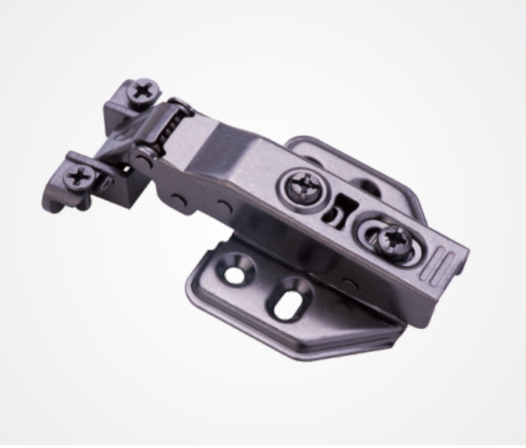 One-way hydraulic fixed mounting plate hinge for aluminium frame door